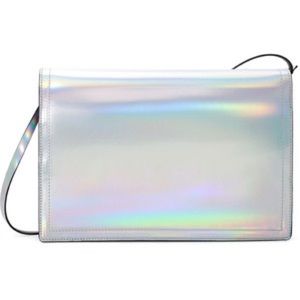 Zara Iridescent Messenger Bag