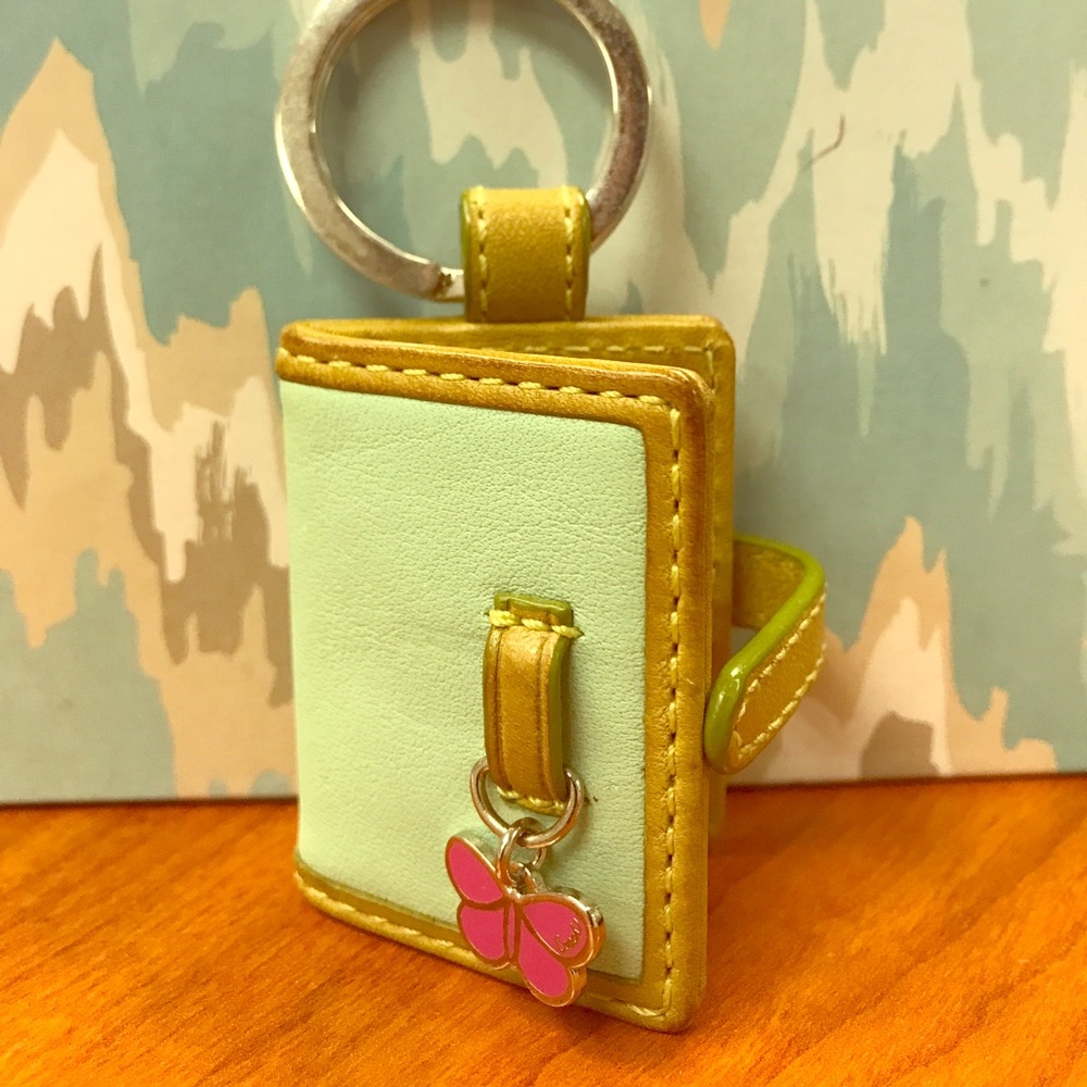 Coach photo keychain