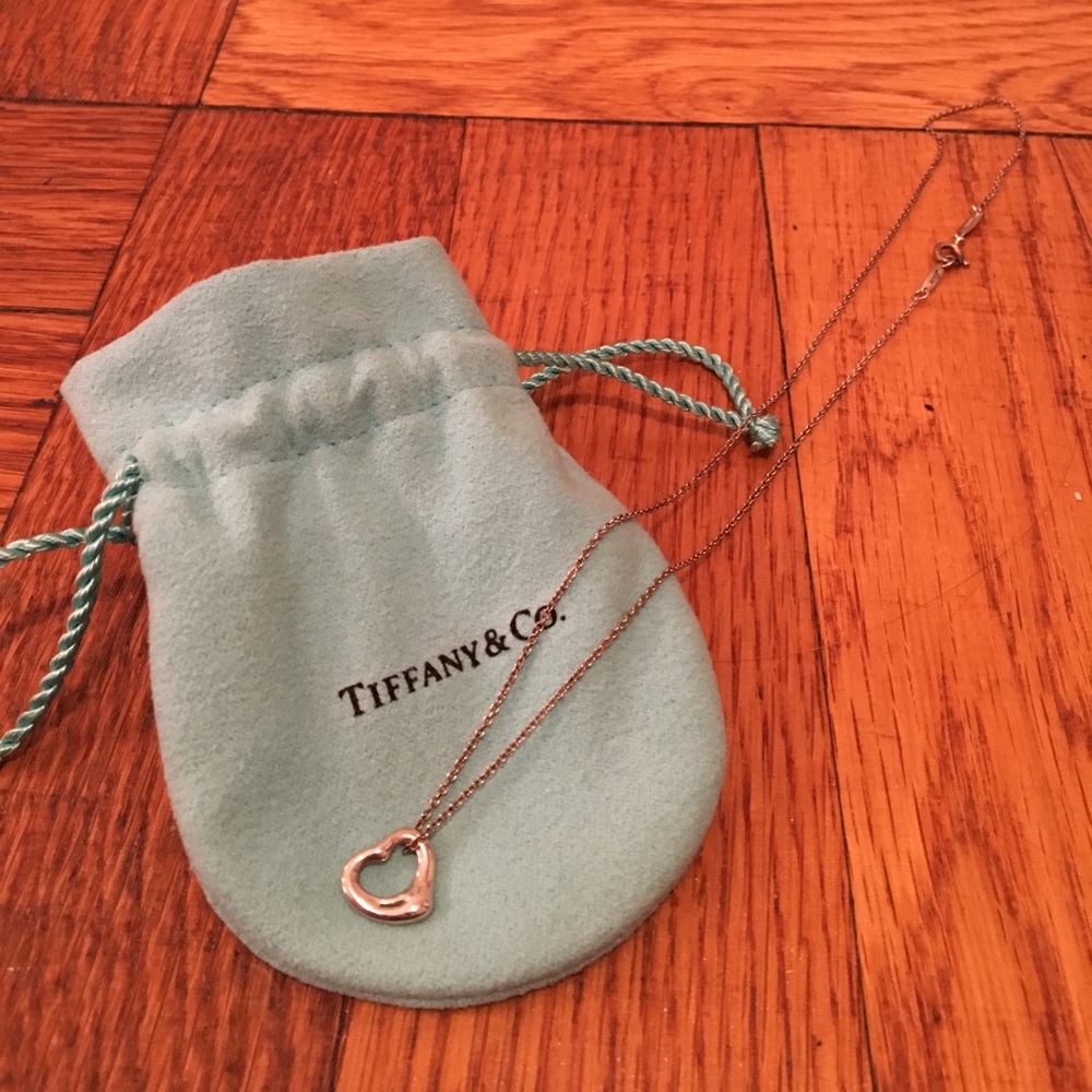 Tiffany & Co. heart silver necklace