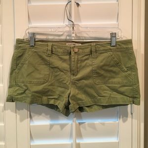 green shorts