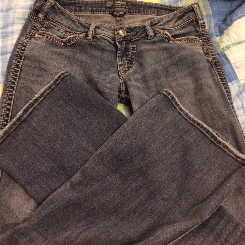 Silver jeans