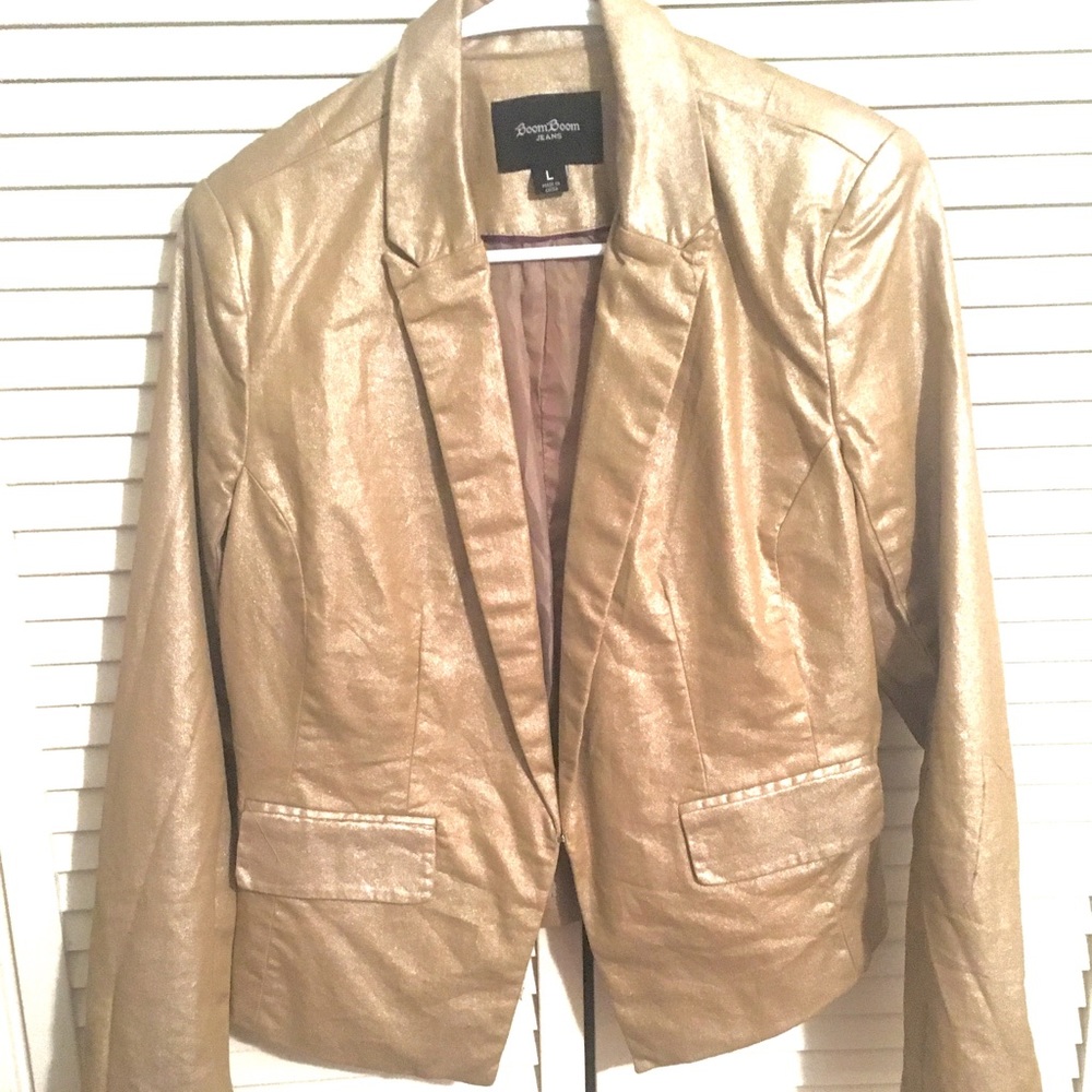 Gold blazer