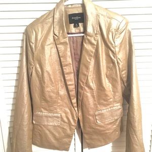 Gold blazer