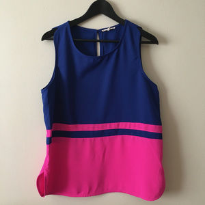 41 Hawthorn Stitch Fix Two Tone Sleeveless Blouse