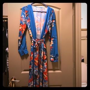 NWOT Blue Floral dress