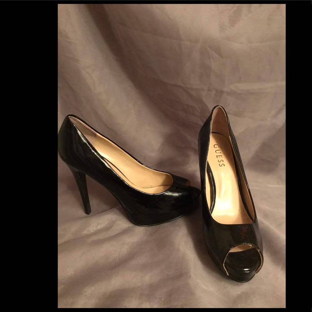 Guess black heels