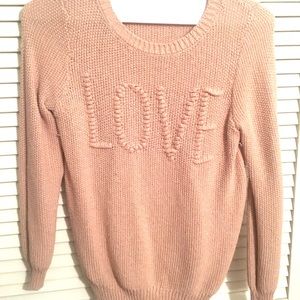 Blush sweater