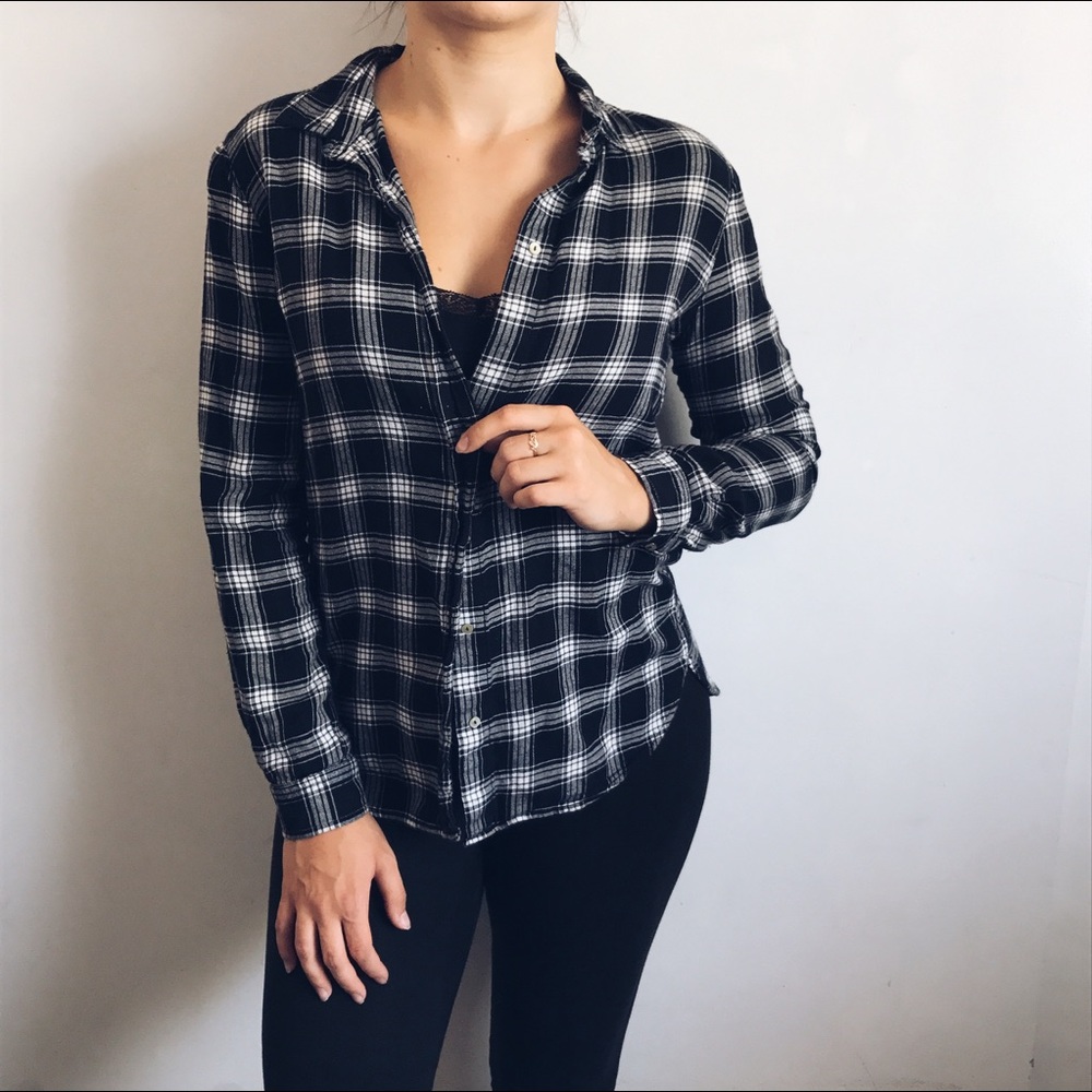 Black and White Flannel