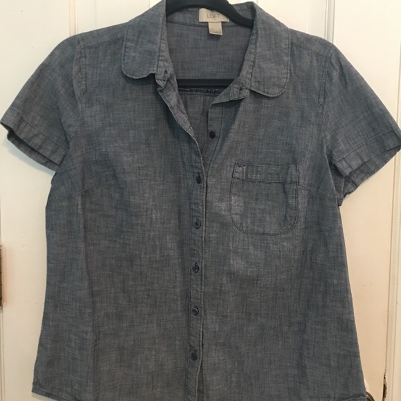 LOFT denim button up! - Picture 1 of 5