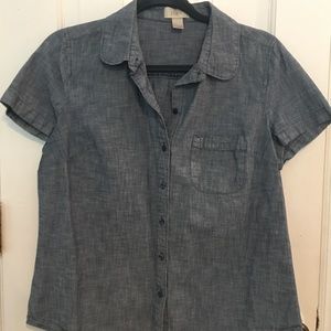 LOFT denim button up!
