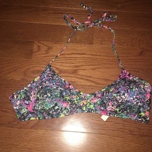 Victoria's Secret Neon Splatter Bralette Bikini
