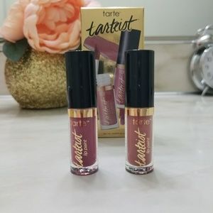Tarte tarteist liquid lipstick.