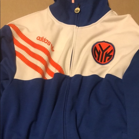 Adidas knicks track zip up - Picture 1 of 1