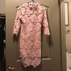 Pink lace dress - never worn