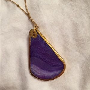 Purple Geode Necklace ✨