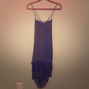 Pretty charcoal slip dress