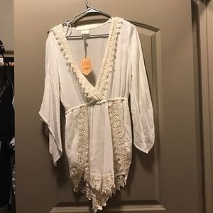 White romper - NWT