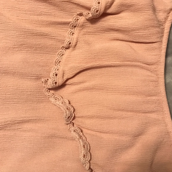 Baby Pink Off Shoulder Top - Picture 3 of 3