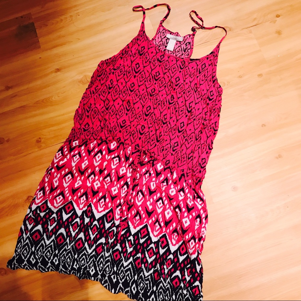 Banana Republic Ikat Pink Sundress