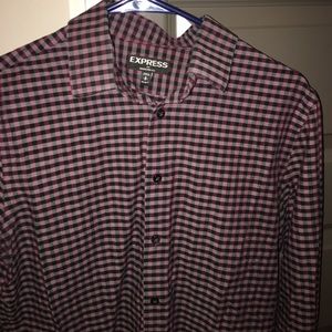 Great maroon button down shirt
