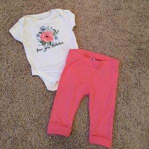 Baby girls old navy outfit