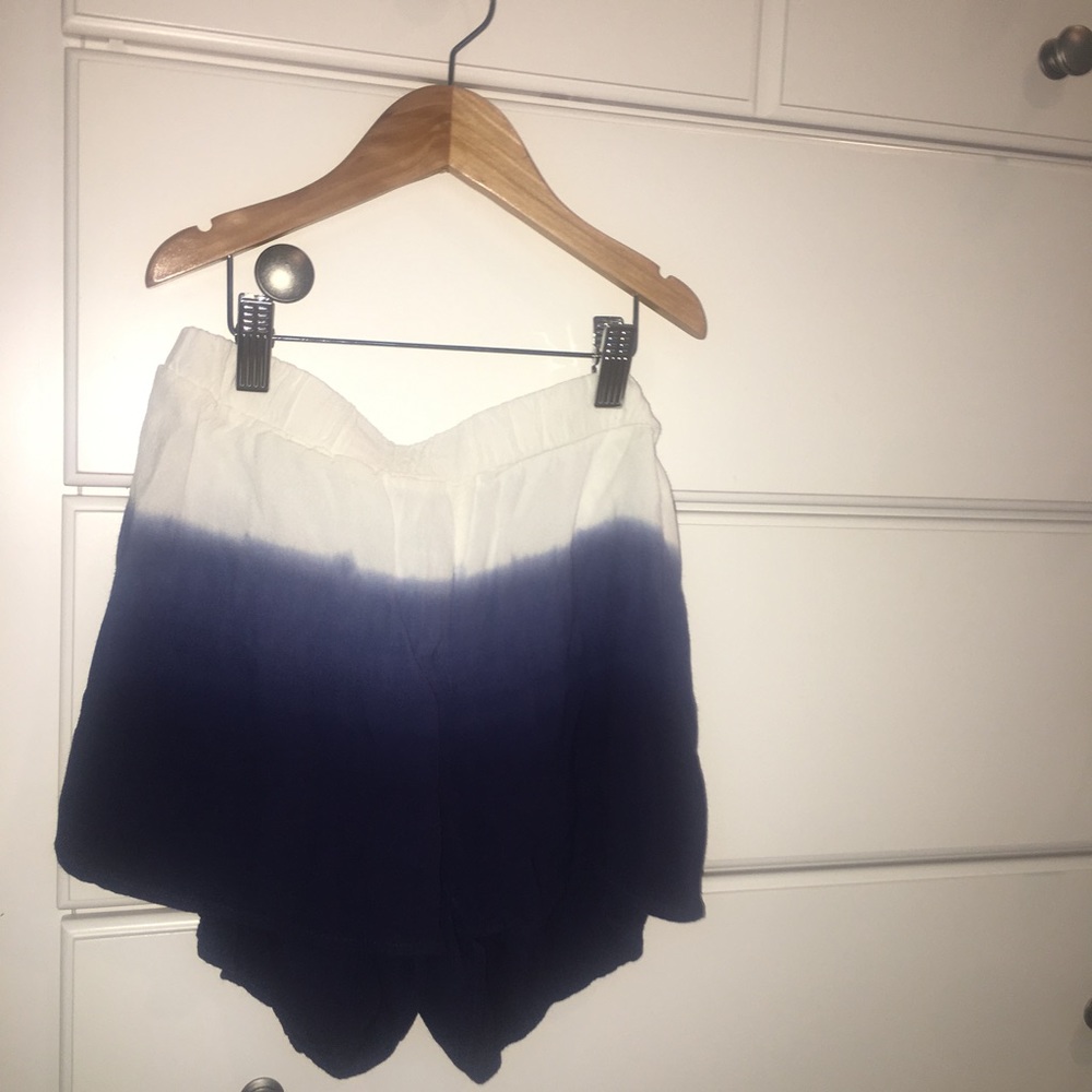 white and blue comfortable shorts!