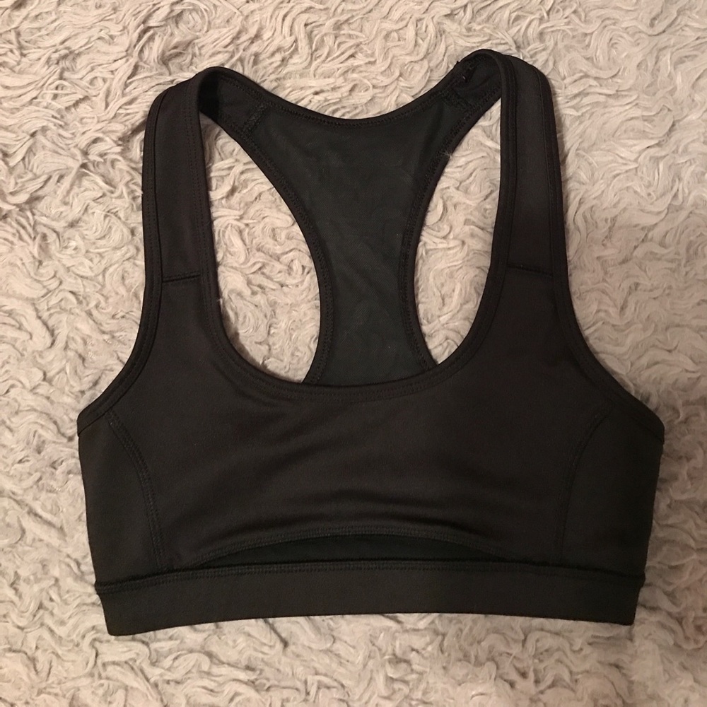 BLACK SPORTS BRA