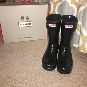 HUNTER Short Gloss Rain Boots