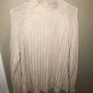 cream sweater