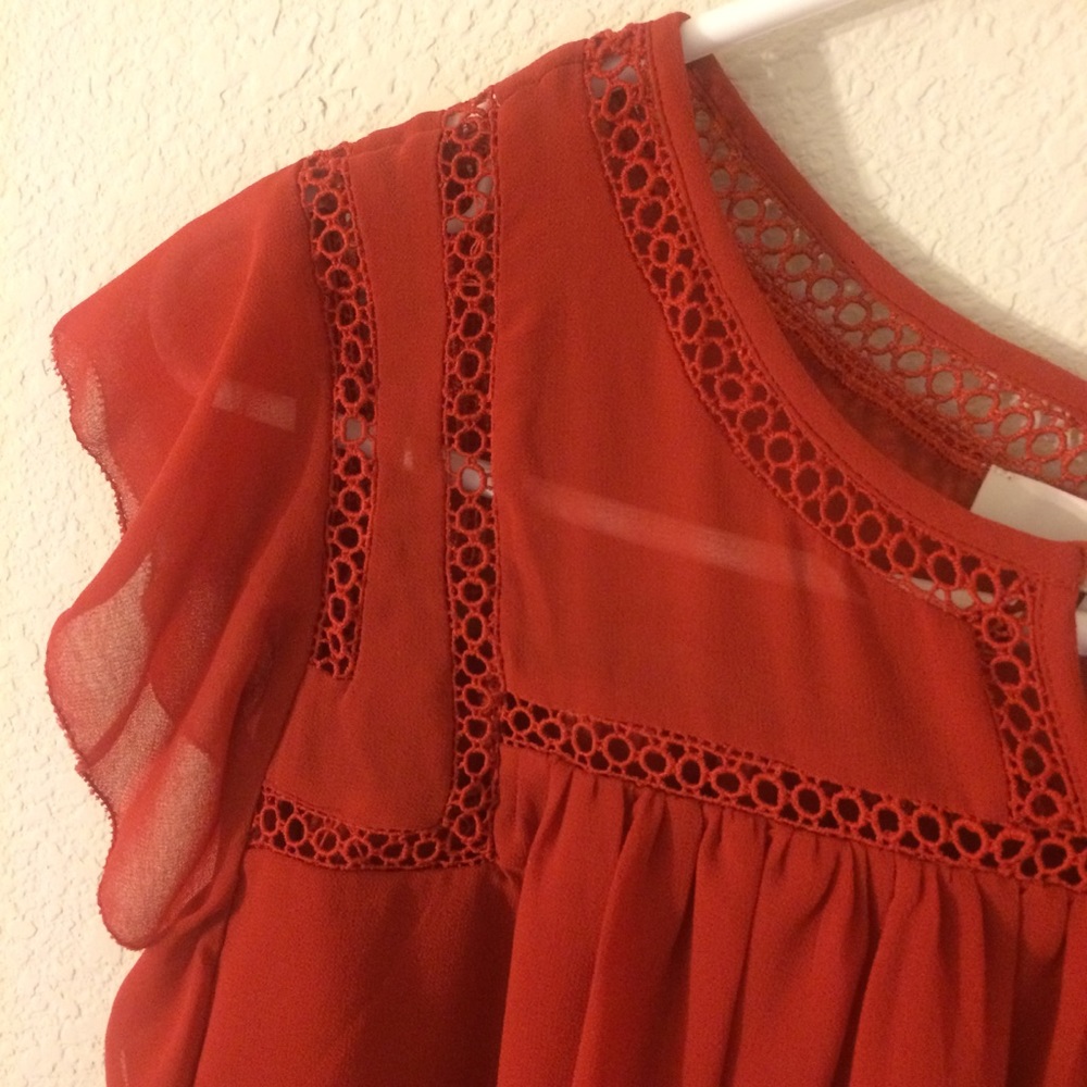 Flirty chiffon top
