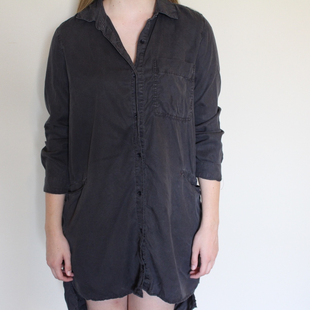 Casual Button-Front Shirt