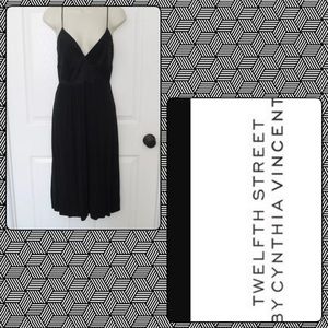 Twelfth Street Cynthia Vincent Black Sun Dress M