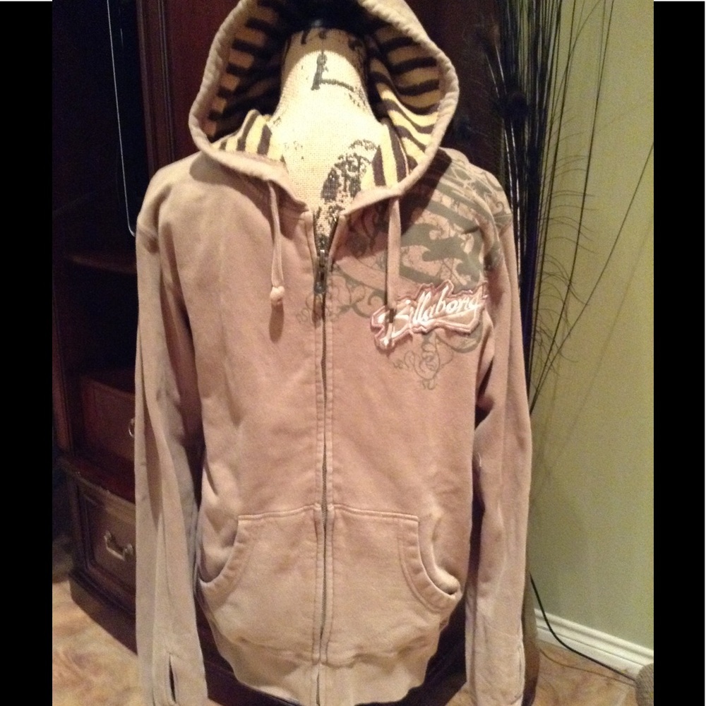 Billabong zippered hoodie