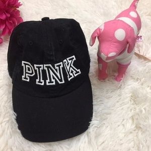 PINK Baseball Hat And PINK Dog