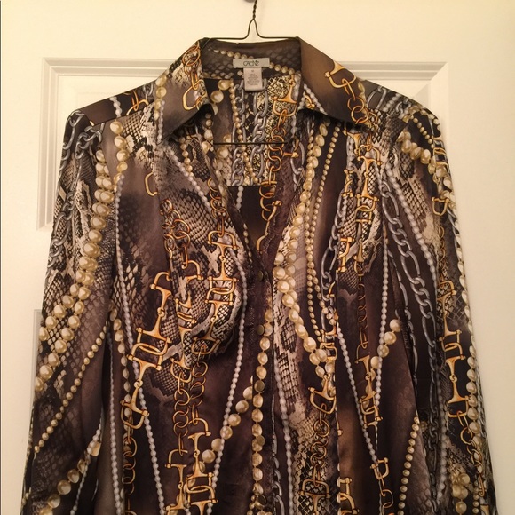 Cache silk blouse - Picture 2 of 5