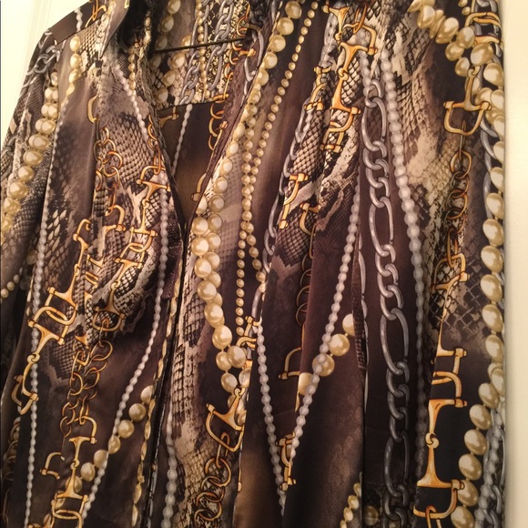 Cache silk blouse - Picture 4 of 5