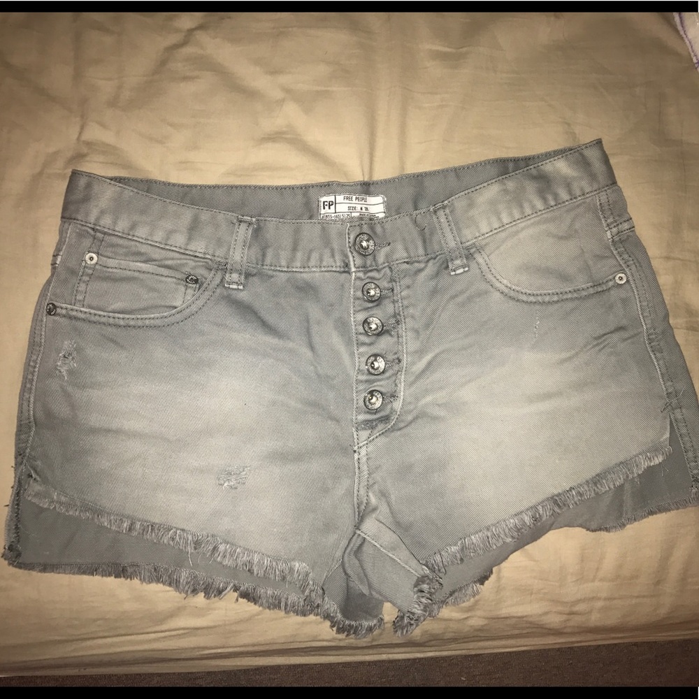 Free people grey shorts