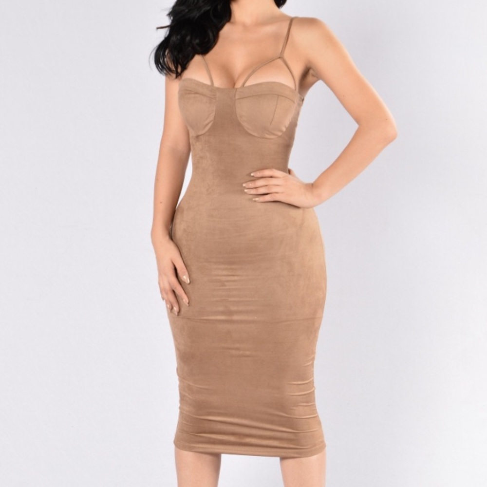 "Rich Like Suede" in Navy Blue from Fashion Nova