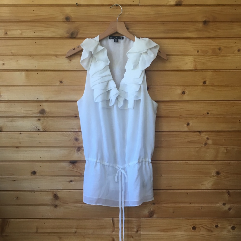 ⬇️•Filtre• peplum, drawstring blouse. Size Medium