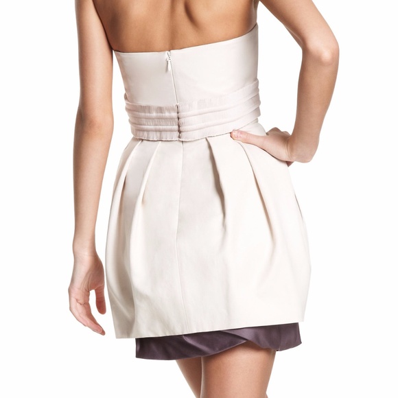 BCBG Max Azria Runway Bamboo and Cotton Strapless - Picture 2 of 8