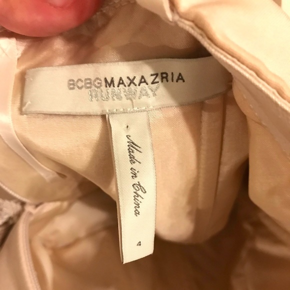 BCBG Max Azria Runway Bamboo and Cotton Strapless - Picture 4 of 8