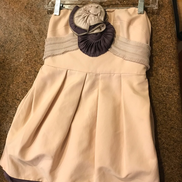 BCBG Max Azria Runway Bamboo and Cotton Strapless - Picture 3 of 8