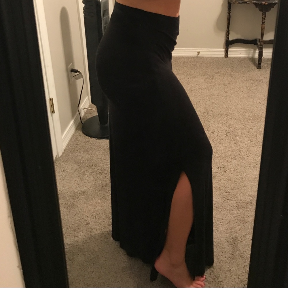 Black Maxi Skirt