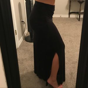 Black Maxi Skirt