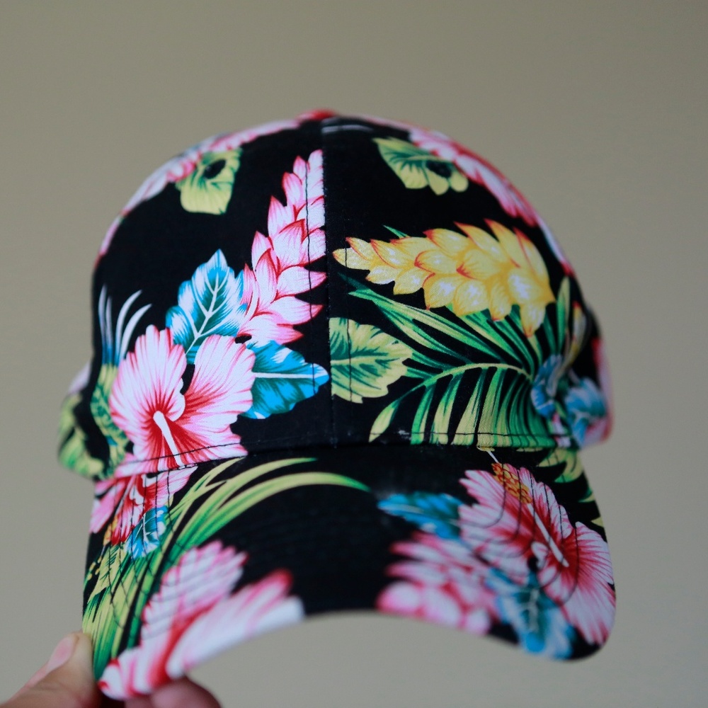 Floral Baseball Dad Cap