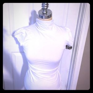 White Mock Turtleneck