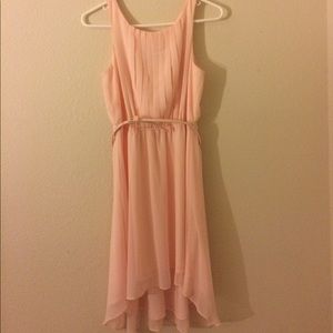 Chiffon blush dress