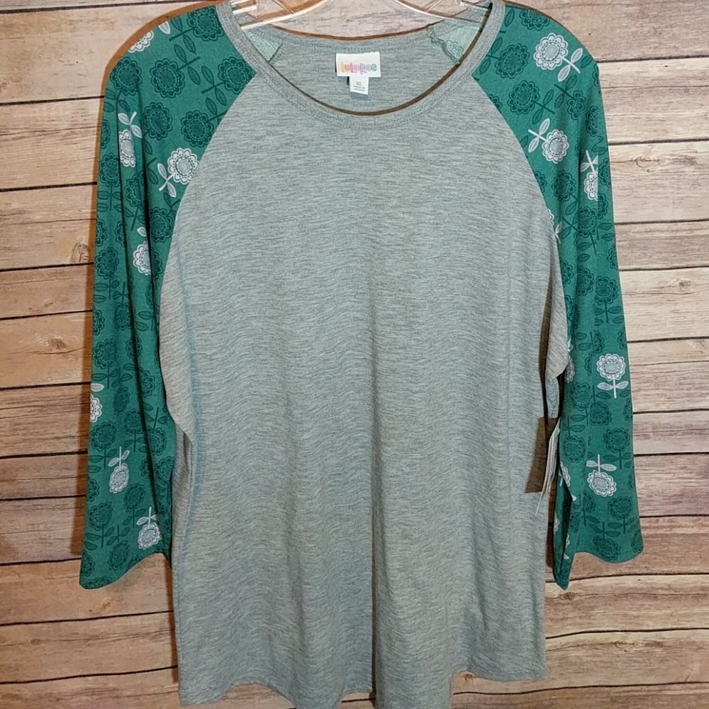2XL Green and Gray LLR Randy Tee