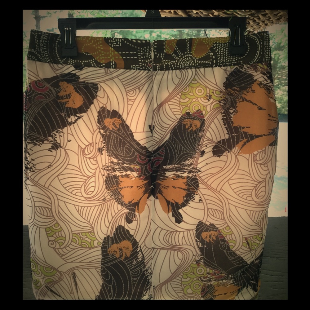 Silk butterflies skirt