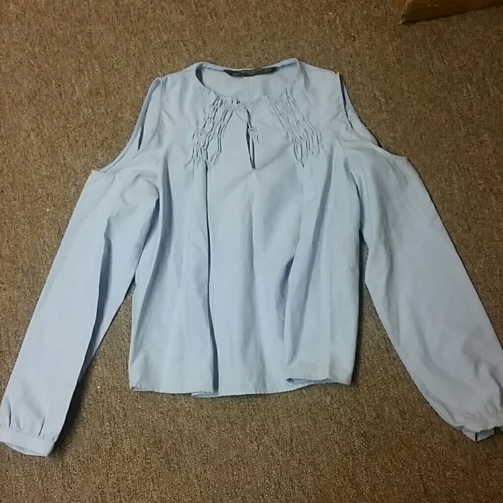 Zara crop sleeves top